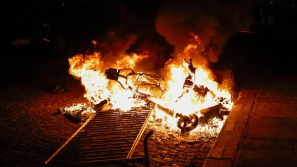 French Mayor says Rioters set his house in fire and his Child got Injured