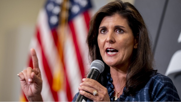  What is the US Republican leader Nikki Haley warning against China