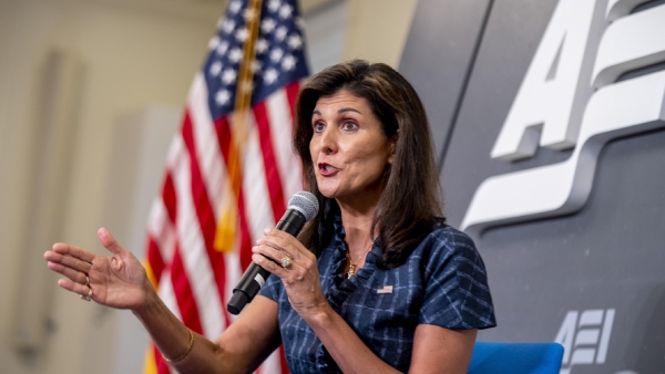  What is the US Republican leader Nikki Haley warning against China