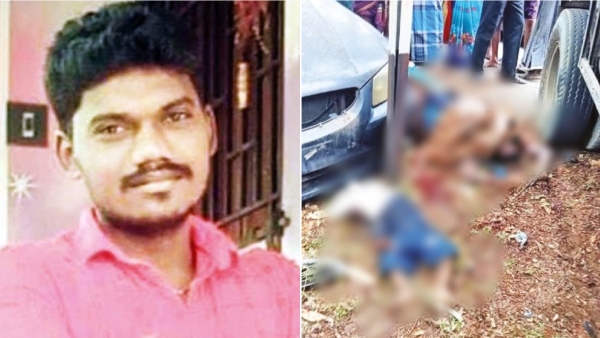 4 killed in an accident near Nellai where a tipper lorry collided with a two-wheeler
