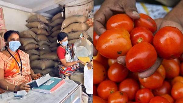 TN Govt sale Tomato at low cost in 300 resan shops in Tamilnadu 