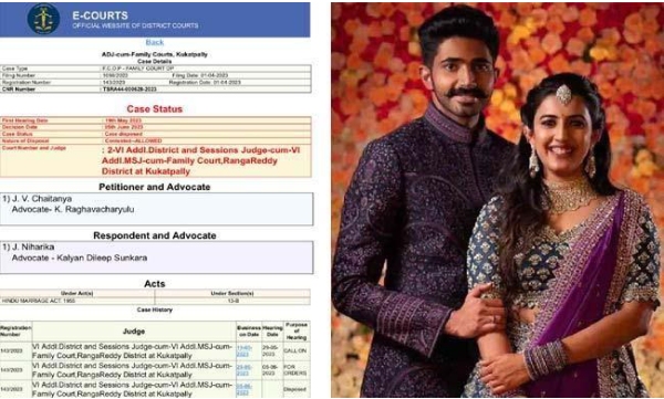 Why did Chaitanya and Niharika separate each other? 