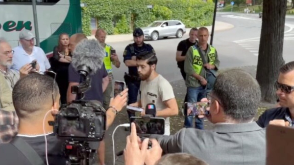  Sweden Muslim youth drawn world attention by Bible, Tawrah burn announcement and twisted later