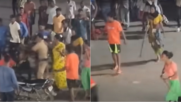 Man attacked by Transgenders at Chengam Bus Station in Tirvannamalai, 