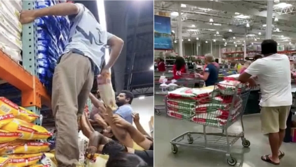 NRIs in US stacking up dozens of rice bags - What is the situation there- exclusive report NRIs in US stacking up dozens of rice bags - What is the situation there- exclusive report
