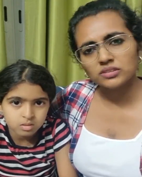  Netizens are criticizing a YouTuber Mayas amma for video criticizing old women pinching childs cheek
