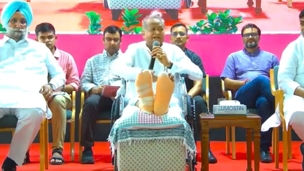 Rajasthan cm ashok gehlot lauched full fledge attack on PM Modi on Manipur violence