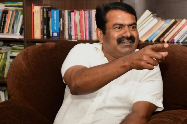 Seeman accuses minister MRK Panneerselvam for insulting Muslim representatives by not making them to sit on chairs Seeman accuses minister MRK Panneerselvam for insulting Muslim representatives by not making them to sit on chairs