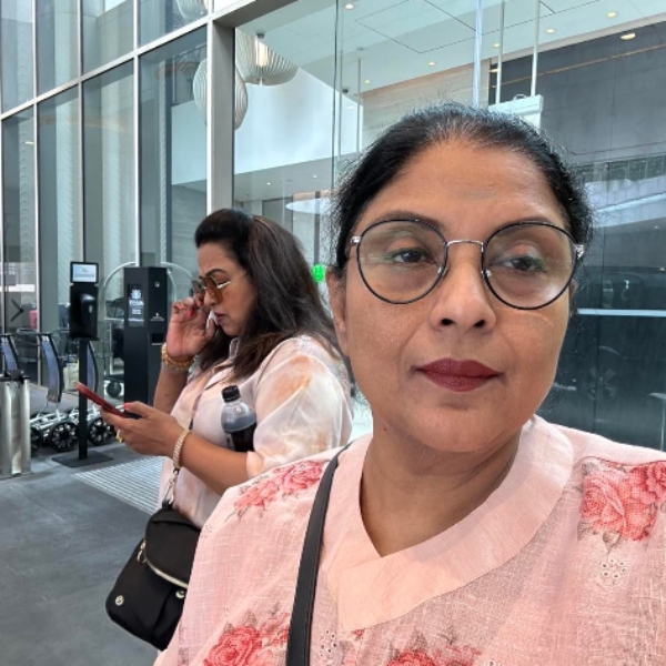 Actress Sripriya latest photo with actress Radhika Sarathkumar and her caption