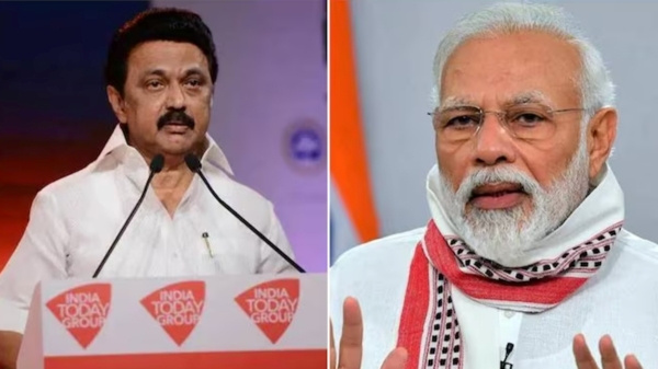 CM Stalin criticizes PM modi as he always remembers dmk wherever he goes