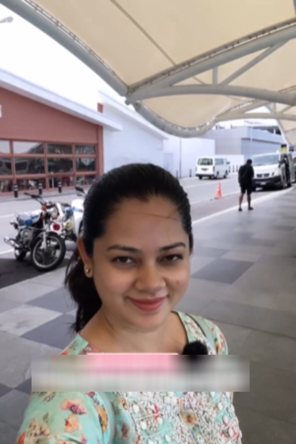 News Reader Anitha Sampath Bali Trave Experiences happy post