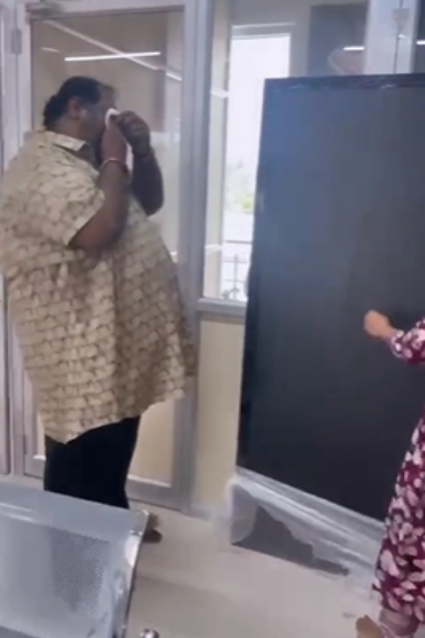 actress Mahalakshmi has given an unexpected gift to her husband director Ravinder