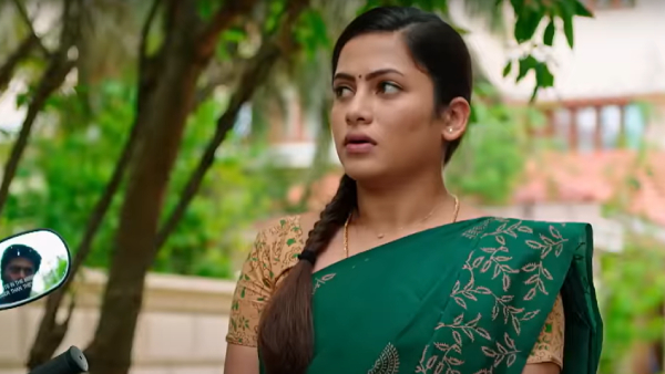 Ethirneechal serial 2023 July 10th promo update Janani inquires about Jeevanandam from Gautham 