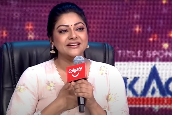 SaReGaMaPa Little Champion Season 3promo Actress Abhirami cried 