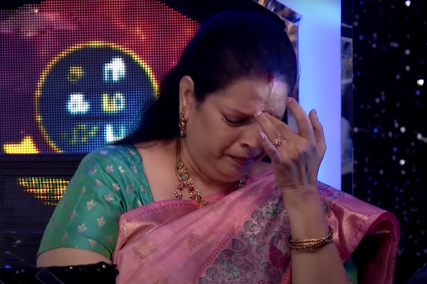 SaReGaMaPa Little Champion Season 3promo Actress Abhirami cried 