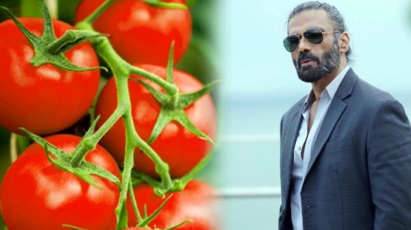 Darbar Villain Sunil Shetty reduced to eat tomatoes as its price skyrocketing 