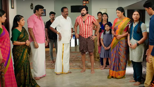 Ethirneechal serial Jeevanandham bought fingerprints from his coma appatha and transferred the property 