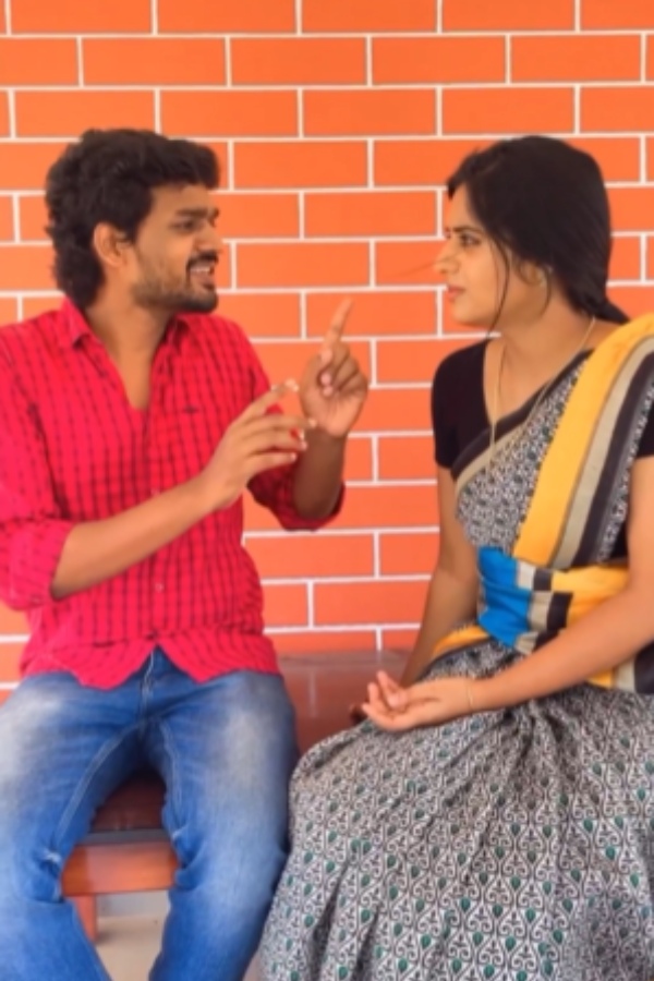 Ethirneechal serial Karikalan and Sakthi reels video The question asked by Adhirai