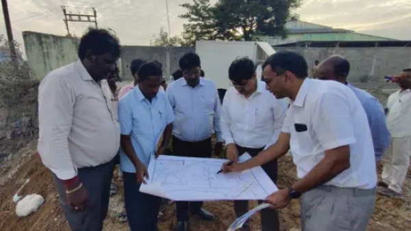 First time in Tamil Nadu modern construction of canal on Tambaram Maduravayal bypass road First time in Tamil Nadu modern construction of canal on Tambaram Maduravayal bypass road