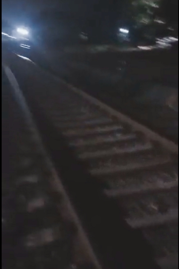  Drunked driver arrested for driving a Car on railway track in Kerala