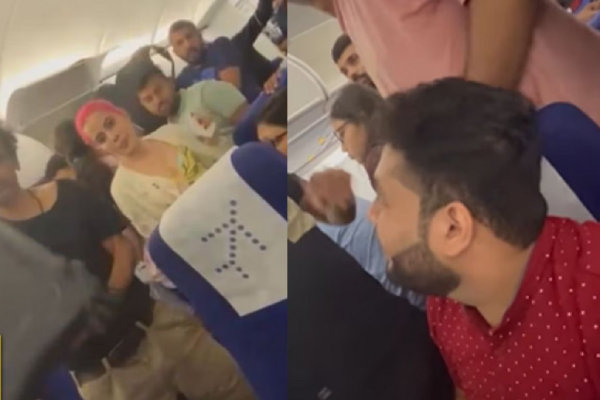 Television actress Urfi Javed was eve teasing by a group of Drunked Man inside the Mumbai-Goa flight 