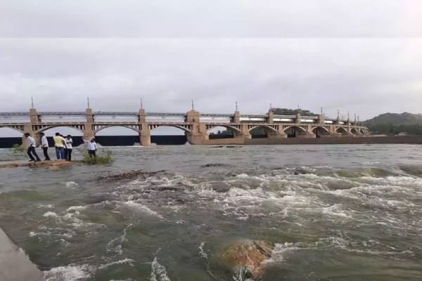 Cauvery water released from karnataka for the First time in this year