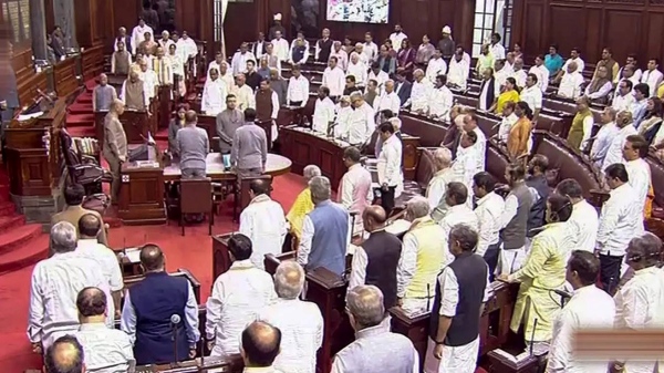 Manipur Violence: INDIA alliance MPs hold protest in Parliament complex today 