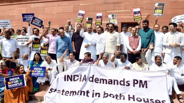 Manipur: Oppisition alliance INDIA to move no-confidence motion in Loksabha today 