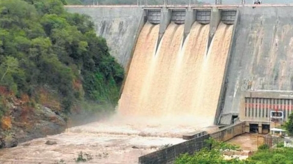 Flood alert issues to people on Bhavani river banks today 