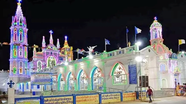 Thoothukudi Panimaya matha church festival begins with Flag hoisting 
