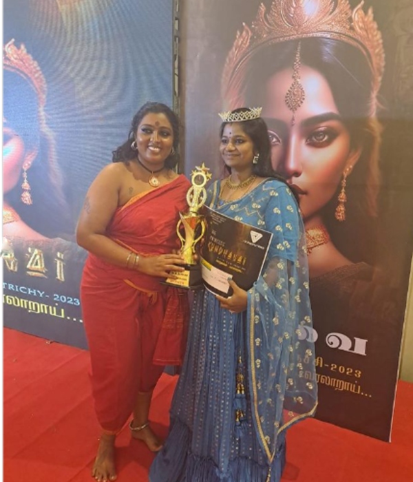 Ethirneechal serial Jhansi Rani has participated in a modeling show in the role of a Velunachiyar Ethirneechal serial Jhansi Rani has participated in a modeling show in the role of a Velunachiyar