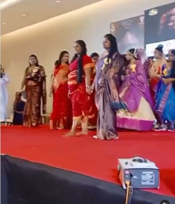 Ethirneechal serial Jhansi Rani has participated in a modeling show in the role of a Velunachiyar Ethirneechal serial Jhansi Rani has participated in a modeling show in the role of a Velunachiyar