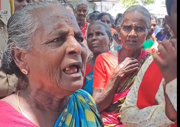A video of an old woman speaking in that karaikal protest has shocked those in power A video of an old woman speaking in that karaikal protest has shocked those in power