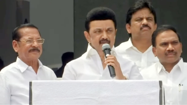 CM Stalin Press meet in Chennai Airport about Ponmudi house ED Raid