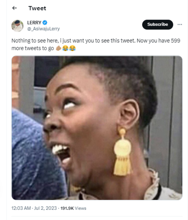 Trending memes on Twitter Elon Musk bringing view limit for every user 