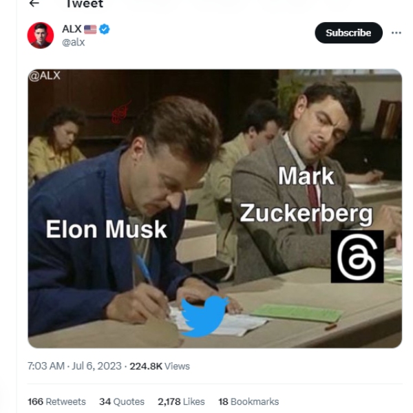 Ctrl+V: Elon Musks First Response As Meta Instagram Unveils Threads App