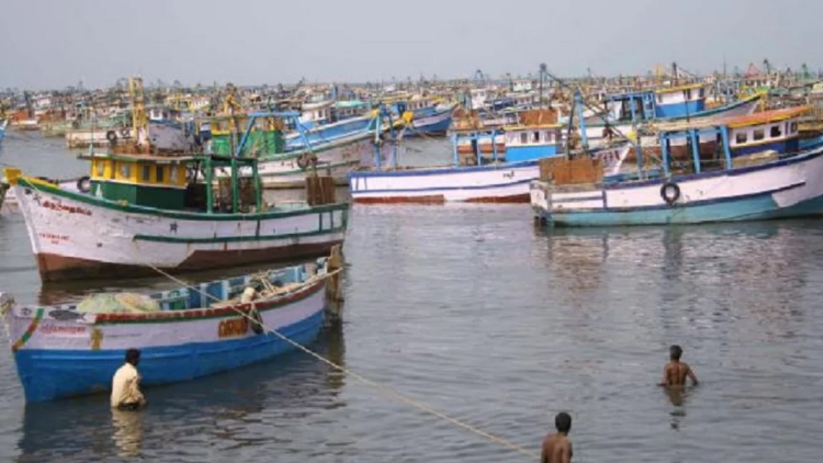  Rameshwaram fisherman strike demand release of 15 fisherman arrested by Srilankan navy 