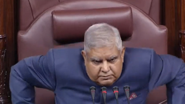 Vice President Jagdeep dhankar angry at Trinamool MP Derik O Brien in Rajya Sabha 