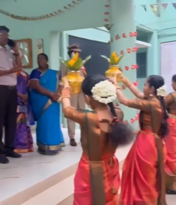 Actress Gabriella Sellus has shared a video of herself as a special guest at her school