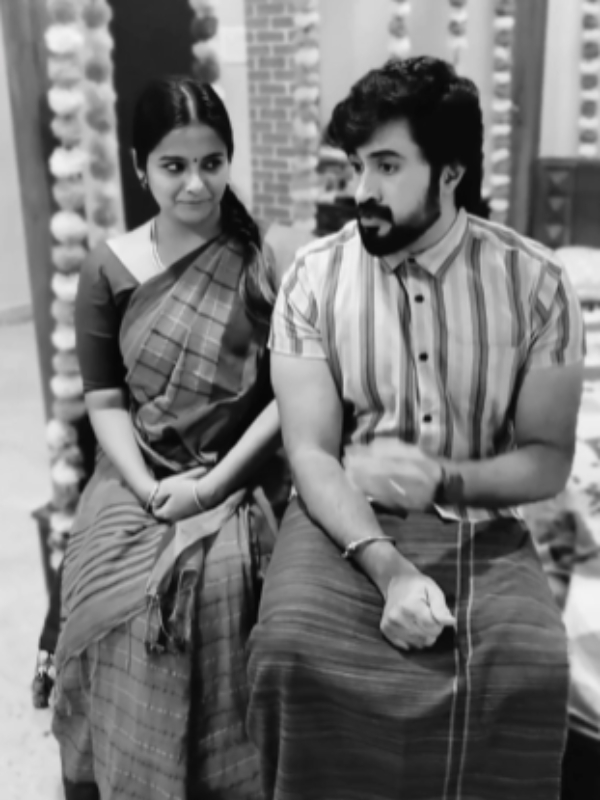 Ethirneechal Serial nanthini and kathir make reels video and adhirai question 