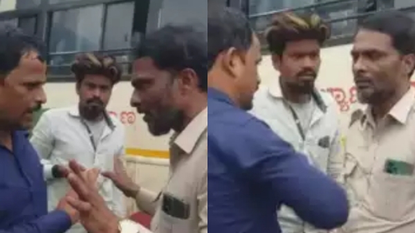  Karnataka KKRTC government bus driver forces girl off bus for not wearing burqa in Kalaburgi 