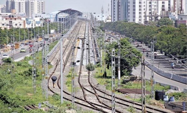 chennai velachery st thomas mount mrts Extension work will be completed by end of this month 