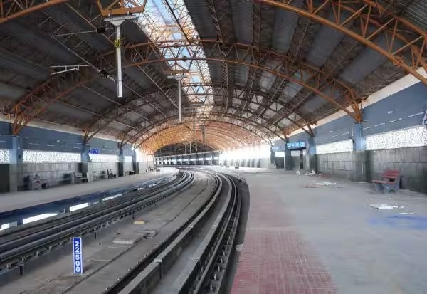 chennai velachery st thomas mount mrts Extension work will be completed by end of this month 