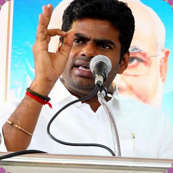 S VE Shekher trolls BJP chief Annamalai for travelling in Caravan often than walking in the road S VE Shekher trolls BJP chief Annamalai for travelling in Caravan often than walking in the road