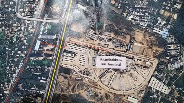 Apart from Kilamakkam Bus Stand people to get a railway station also soon 