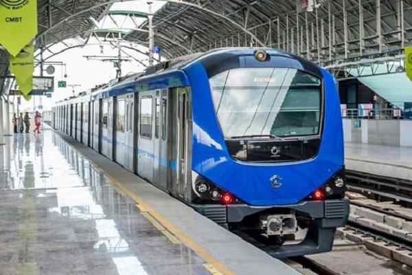 Chennai MRTS Train connects with Metro Rail service in Chennai Chennai MRTS Train connects with Metro Rail service in Chennai
