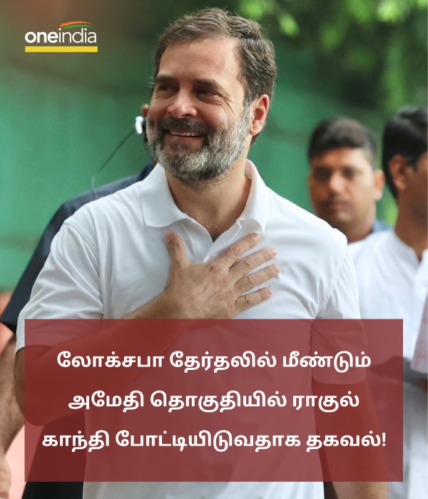 Loksabha Election 2024: Rahul Gandhi to contest from Amethi? Loksabha Election 2024: Rahul Gandhi to contest from Amethi?