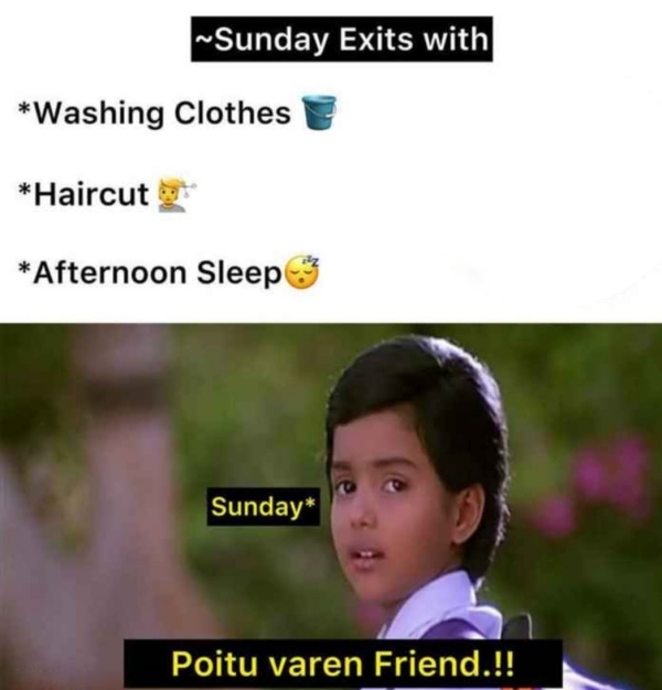 Funny memes collection on sunday special food 13-08-2023