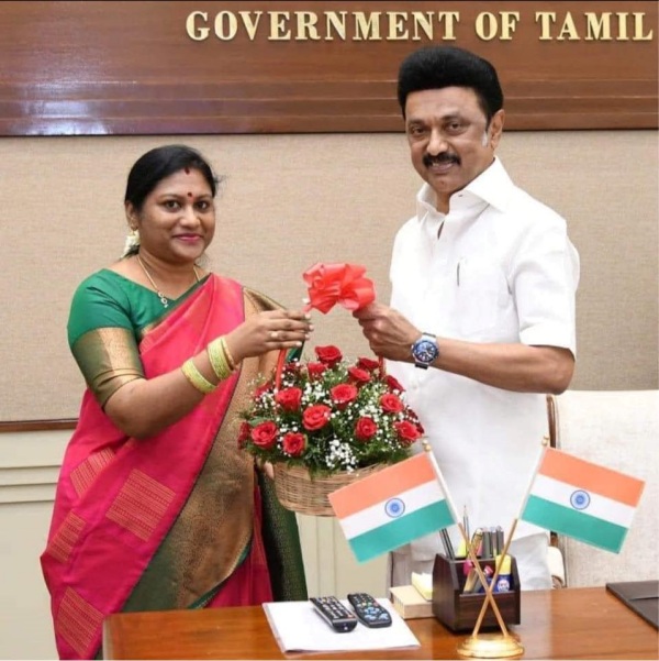 Rekha Priyadarshini has been appointed as a member of Tamil Nadu State Commission for Adi Dravidar and Tribal Affairs 