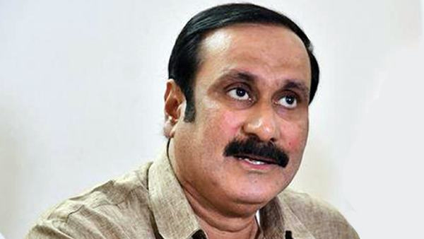 Anbumani Ramadoss says about karunanidhis last rites done in Marina because of PMK